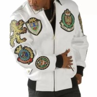 Pelle Pelle 1978 Leather White Jacket