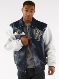 Pelle Pelle Heritage Soda Club Blue Leather Jacket